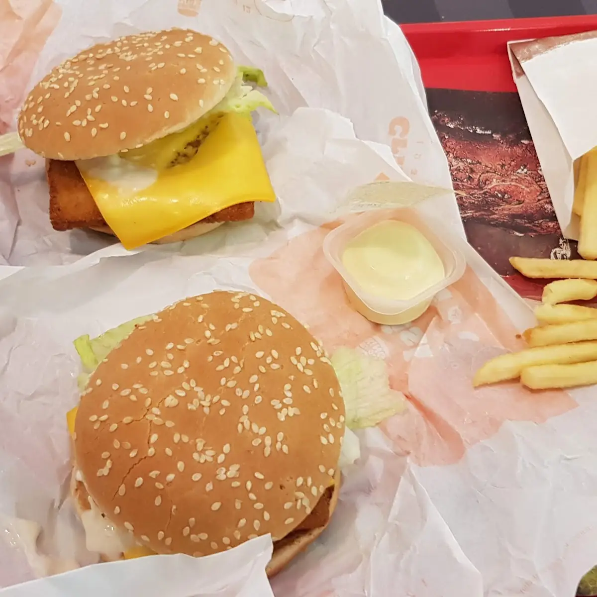 Fisch Burger Mit Käse