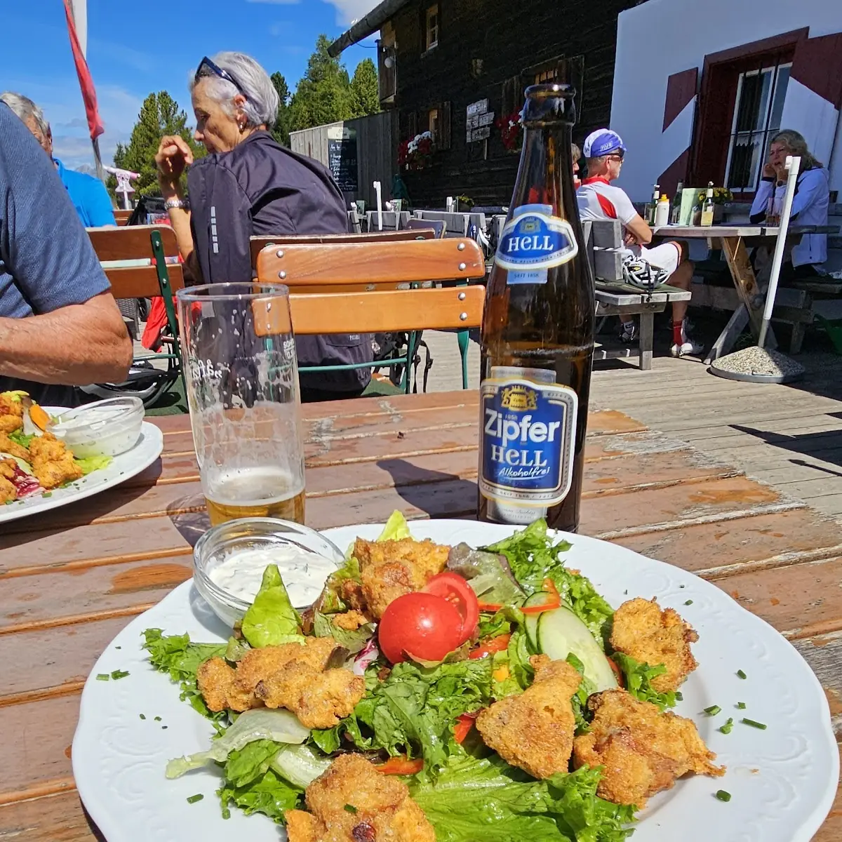 Gebackene Pfifferlinge Auf Salat