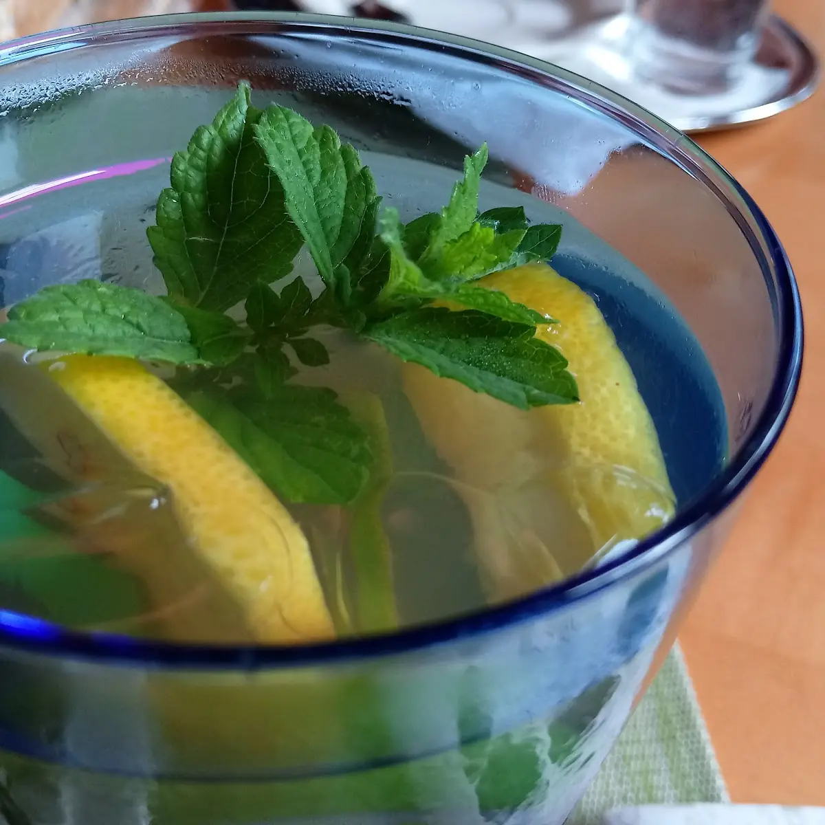Eistee Grüner Tee Mit Ingwer Und Zitrone
