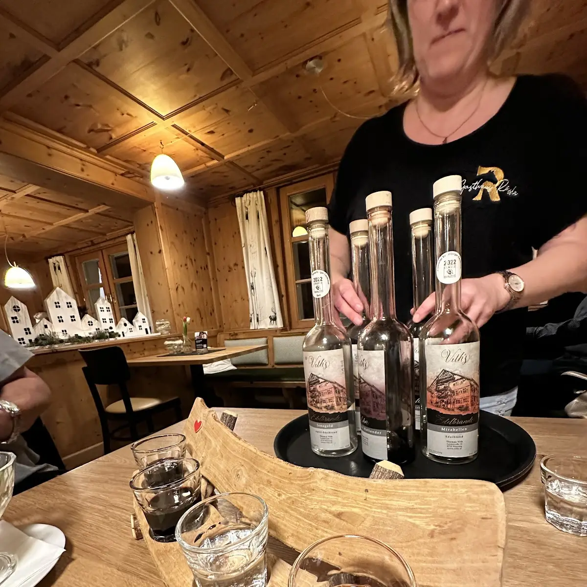 Schnaps, Gasthaus Rössle - Nenzing, Österreich