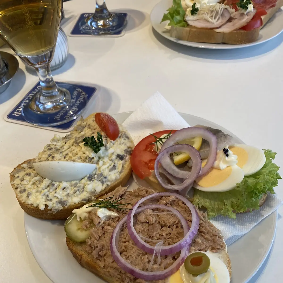 Thunfisch Ei Mit Champignons Und Eiaufschnitt