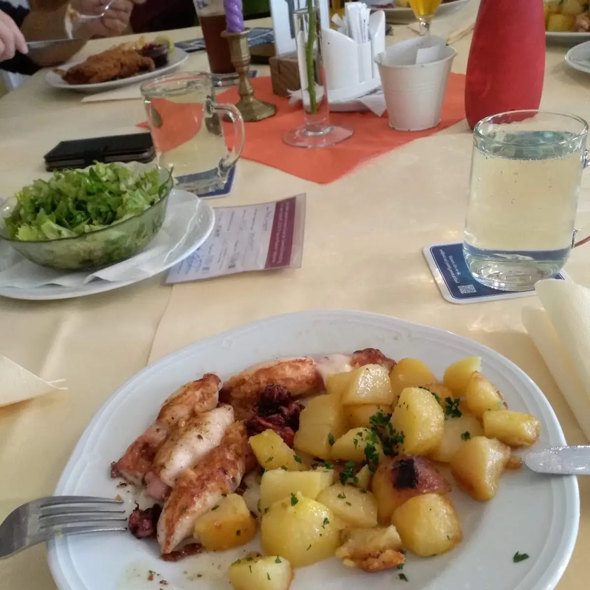 Gefüllte Calamari Mit Rösti
