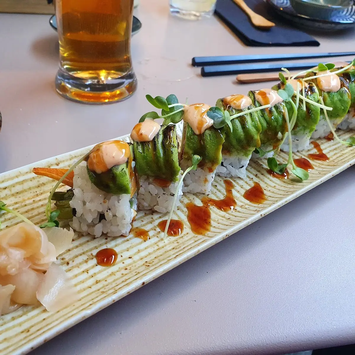 Avocado Aburi Roll