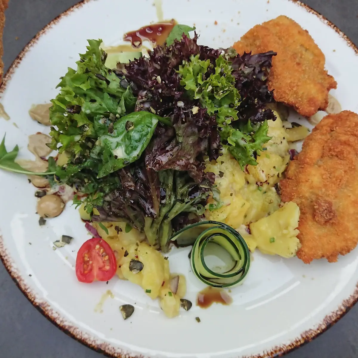 Backhendlsalat