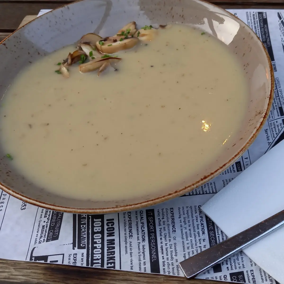 Erdäpfelsuppe