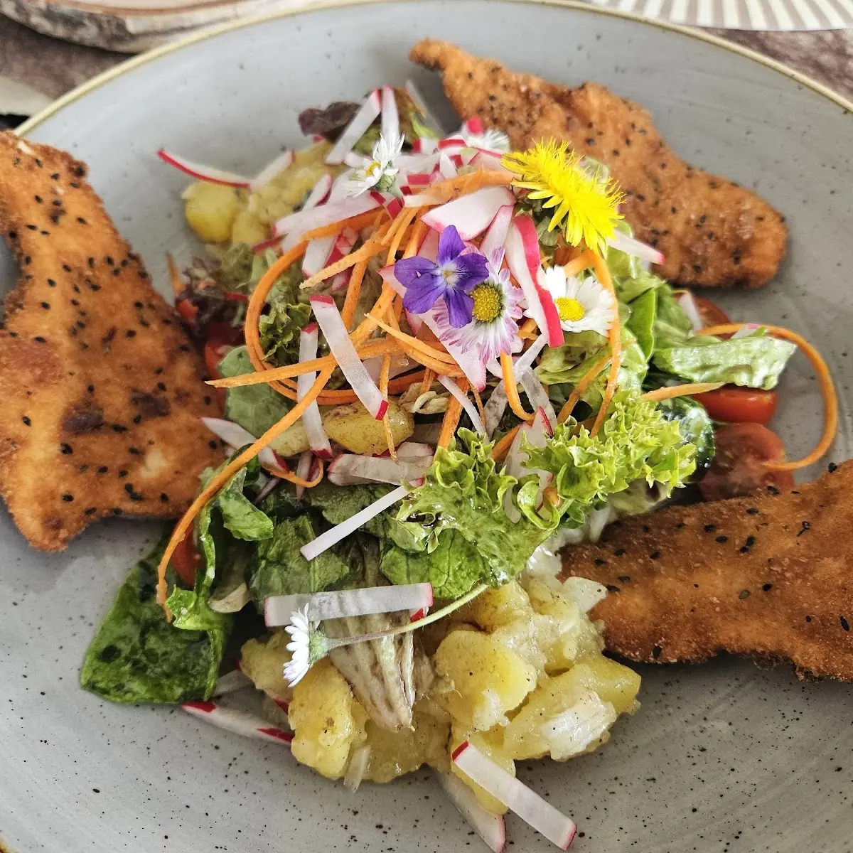 Hähnchenfilet In Sesamkruste