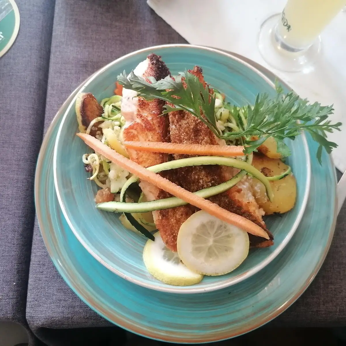 Zander Mit Versch Gemüse