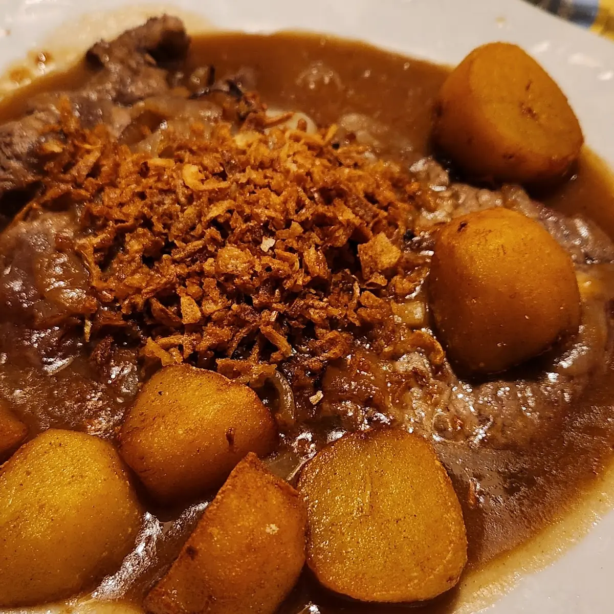 Zwiebelrostbraten Mit Braterdäpfeln