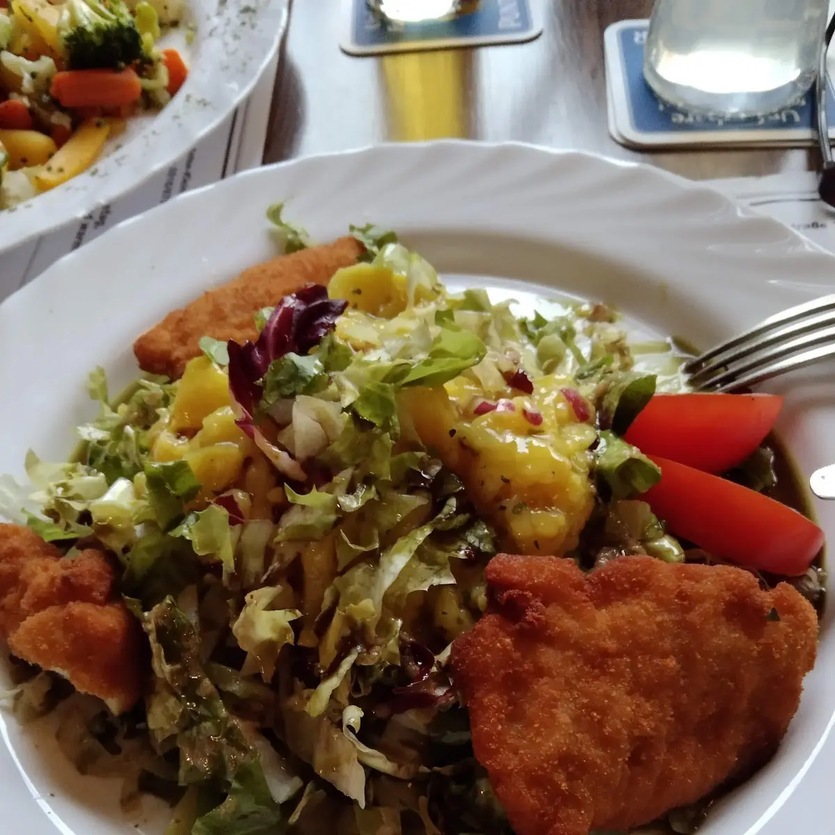 Backhendl Salat