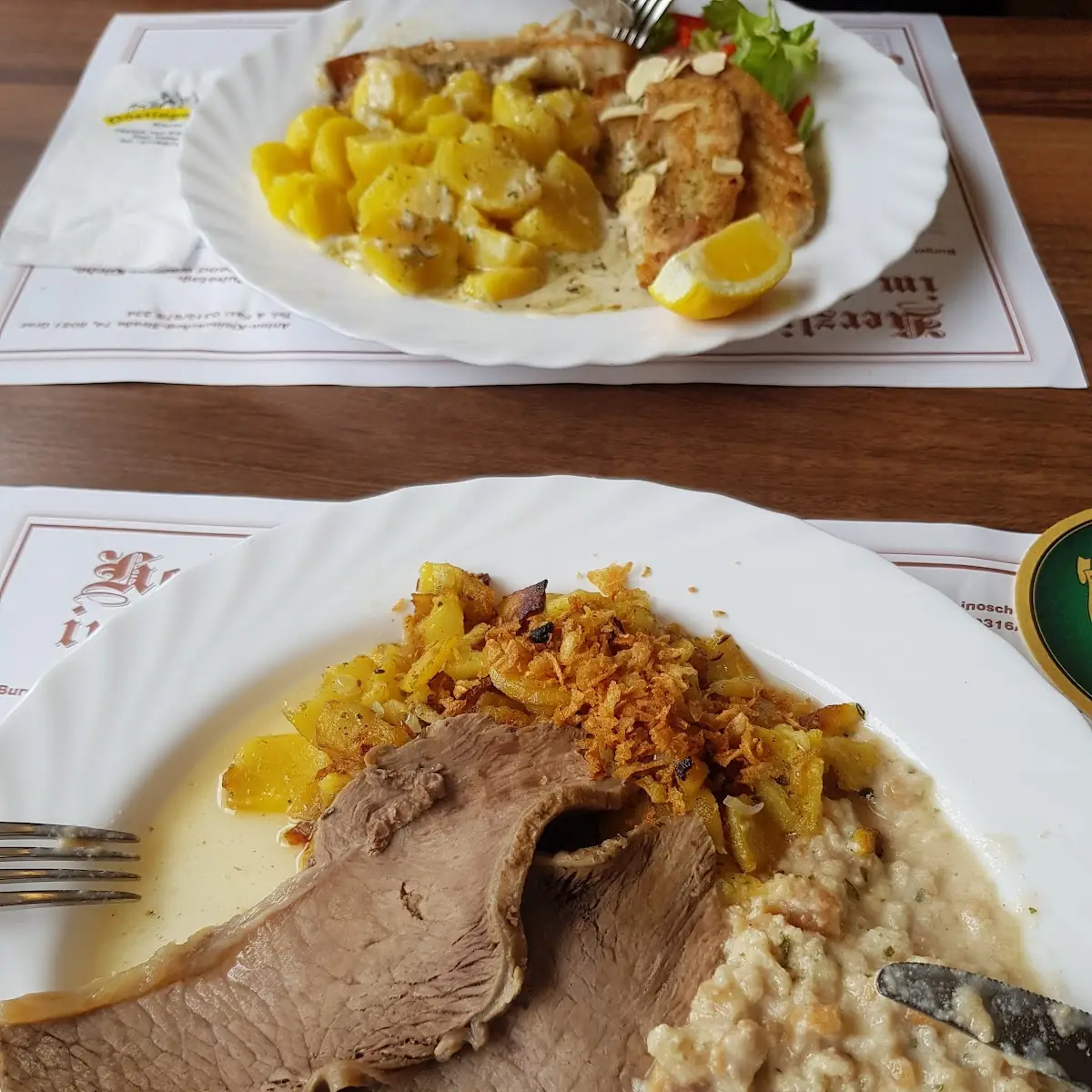 Gekochtes Rindfleisch
