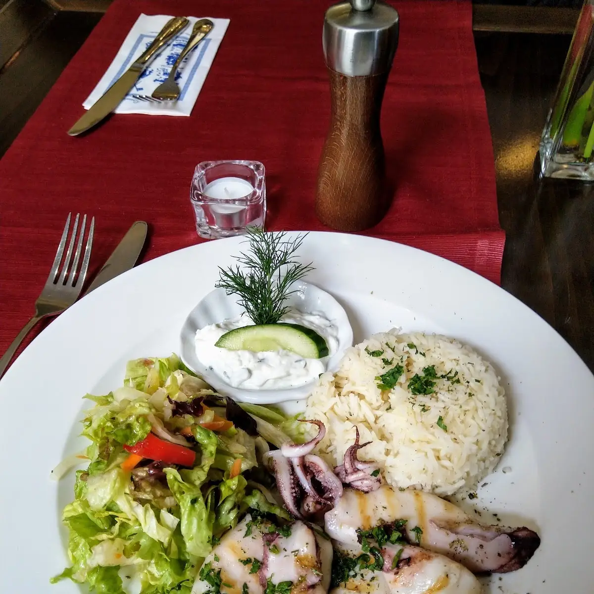 Gegrillte Calamari
