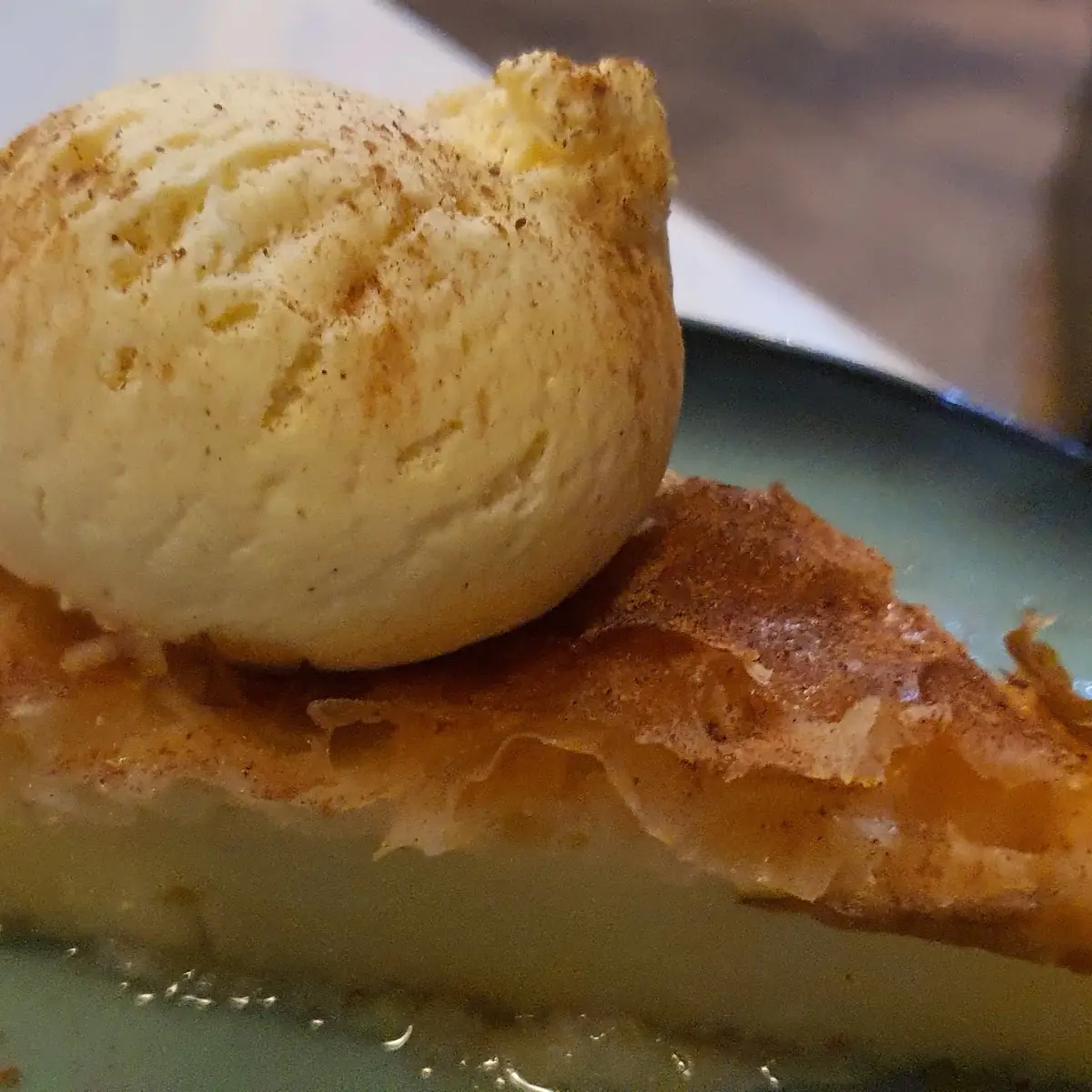 Grießkuchen Mit Vanilleeis