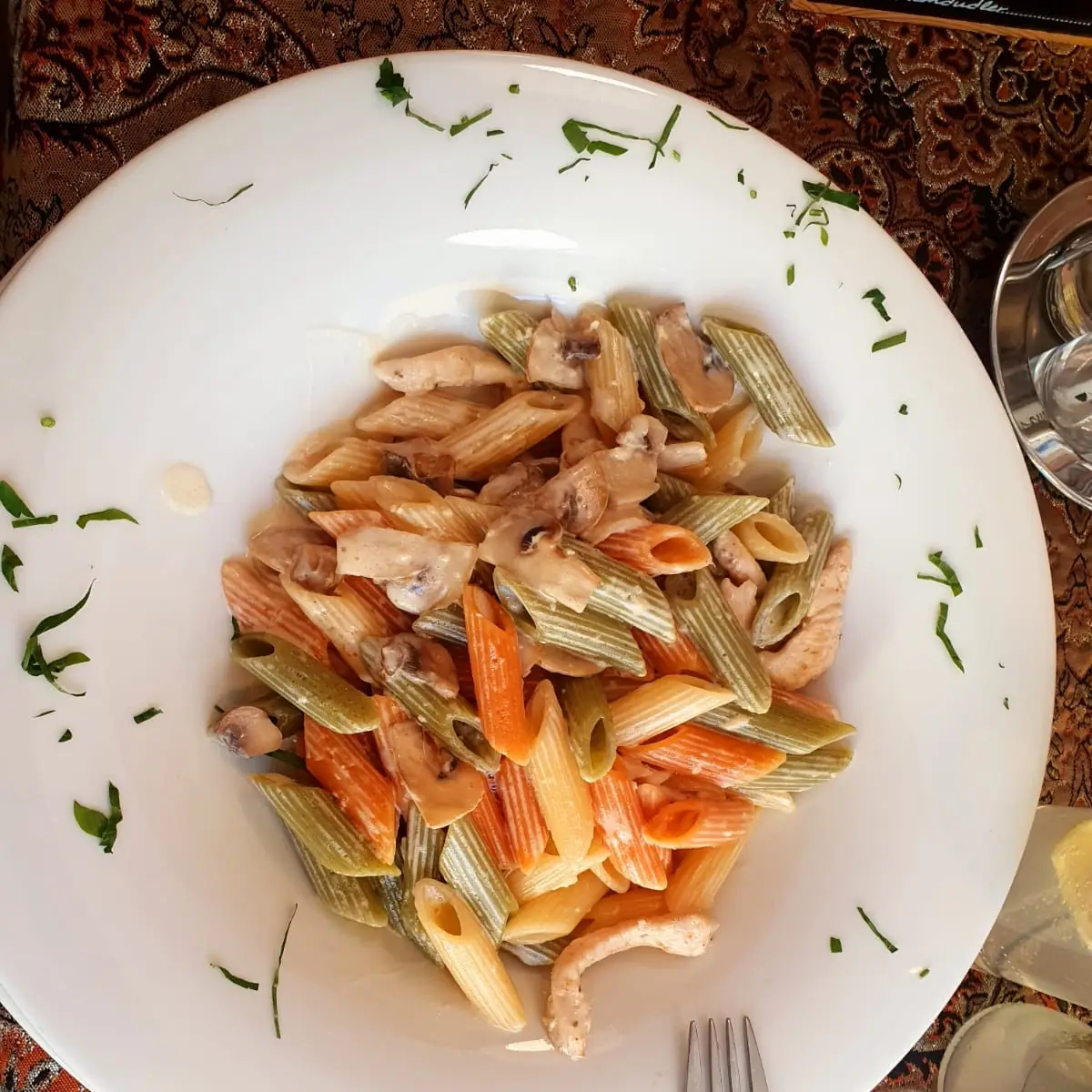 Penne Con Polo