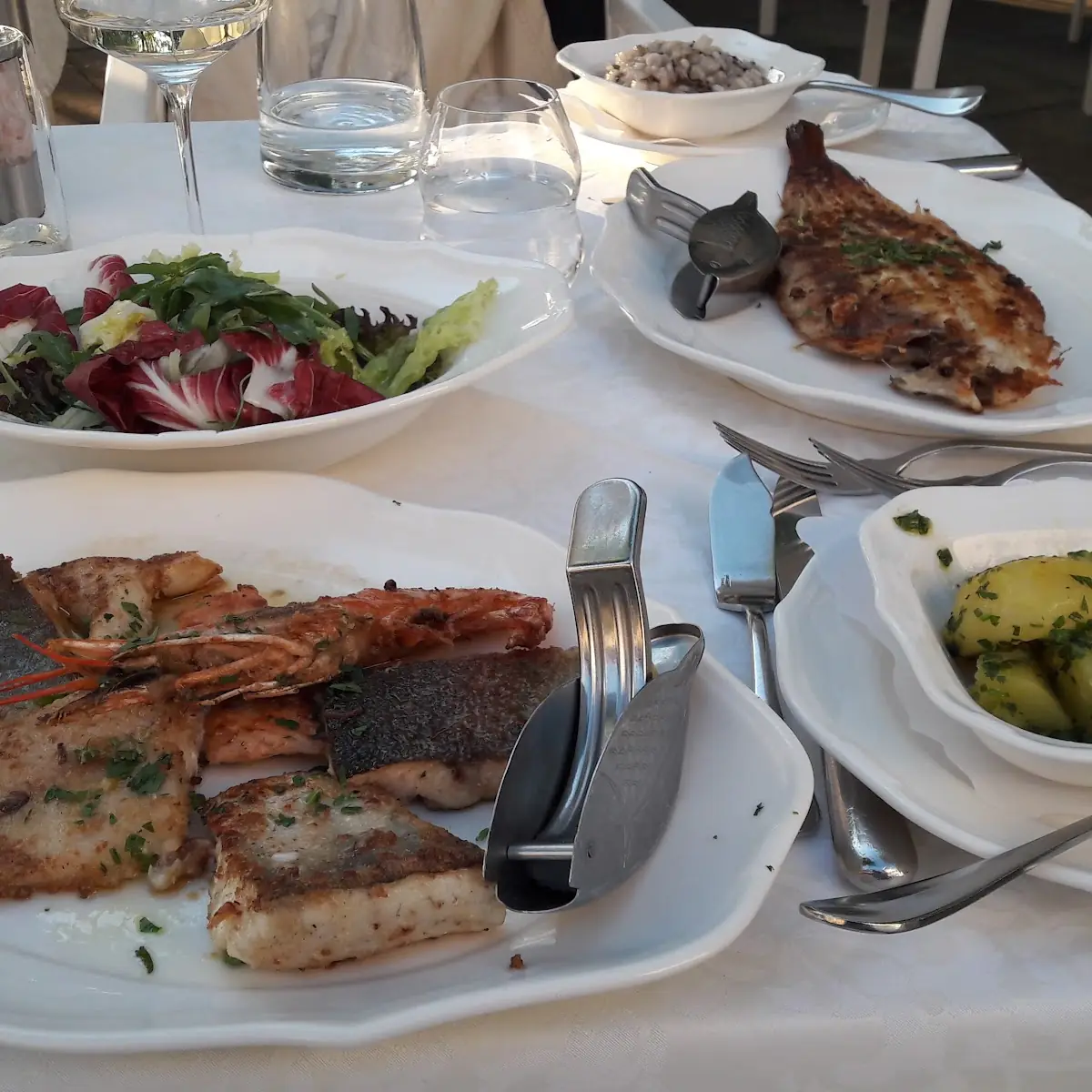 Fischplatte, Restaurant Maria Loretto