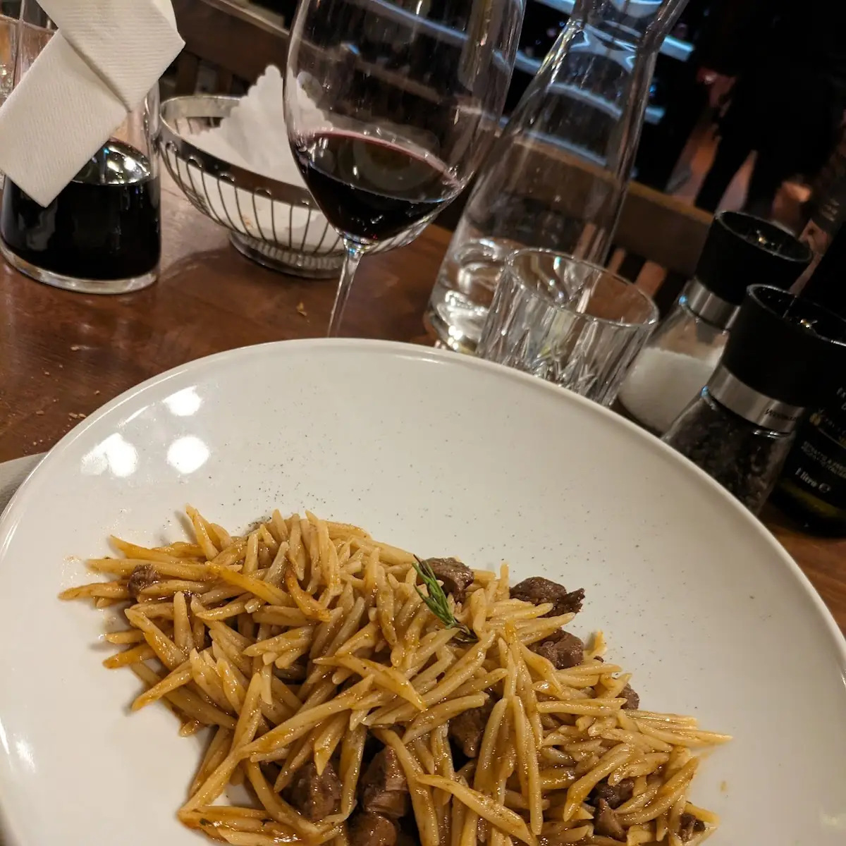 Pasta Mit Wildschwein