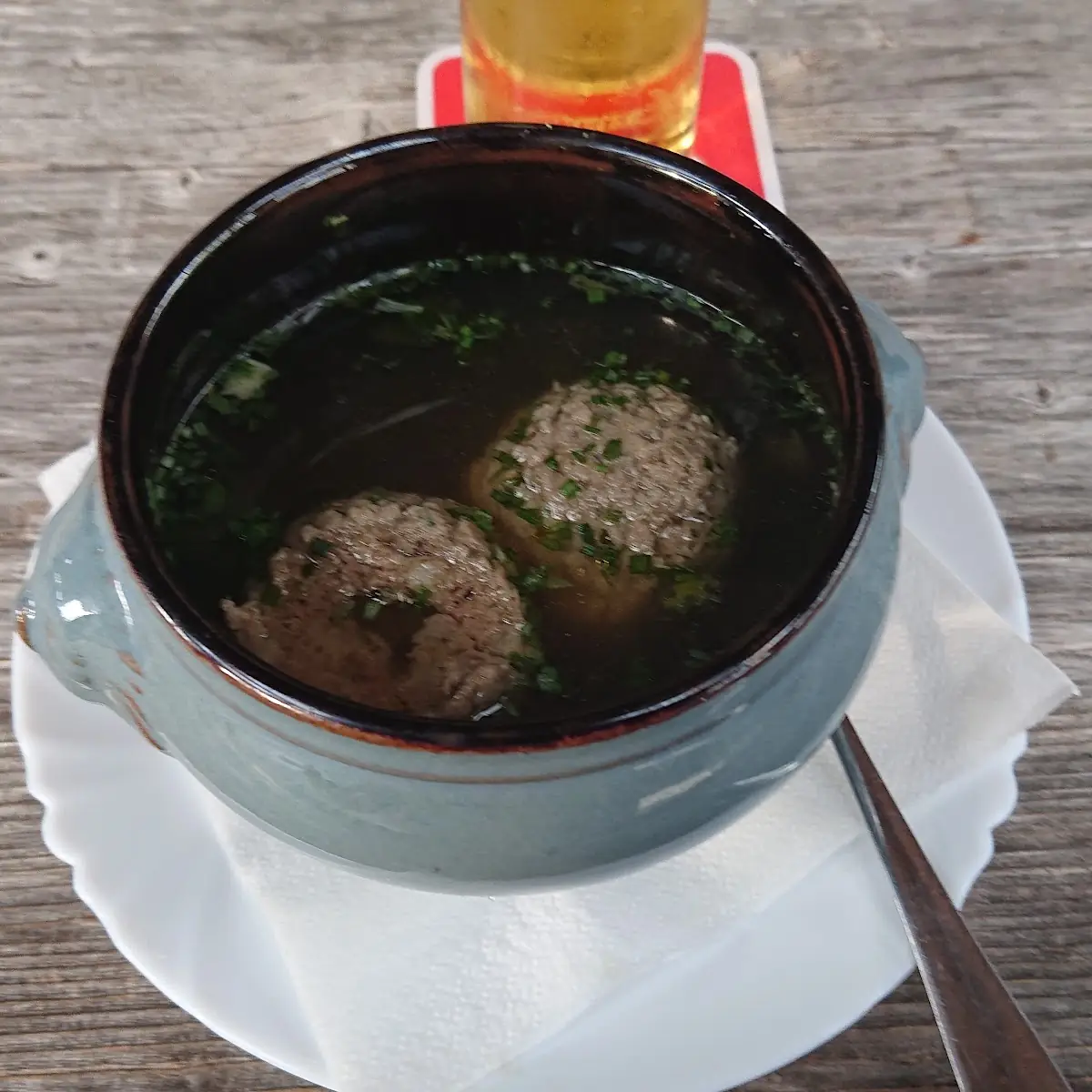 Leberknödelsuppe