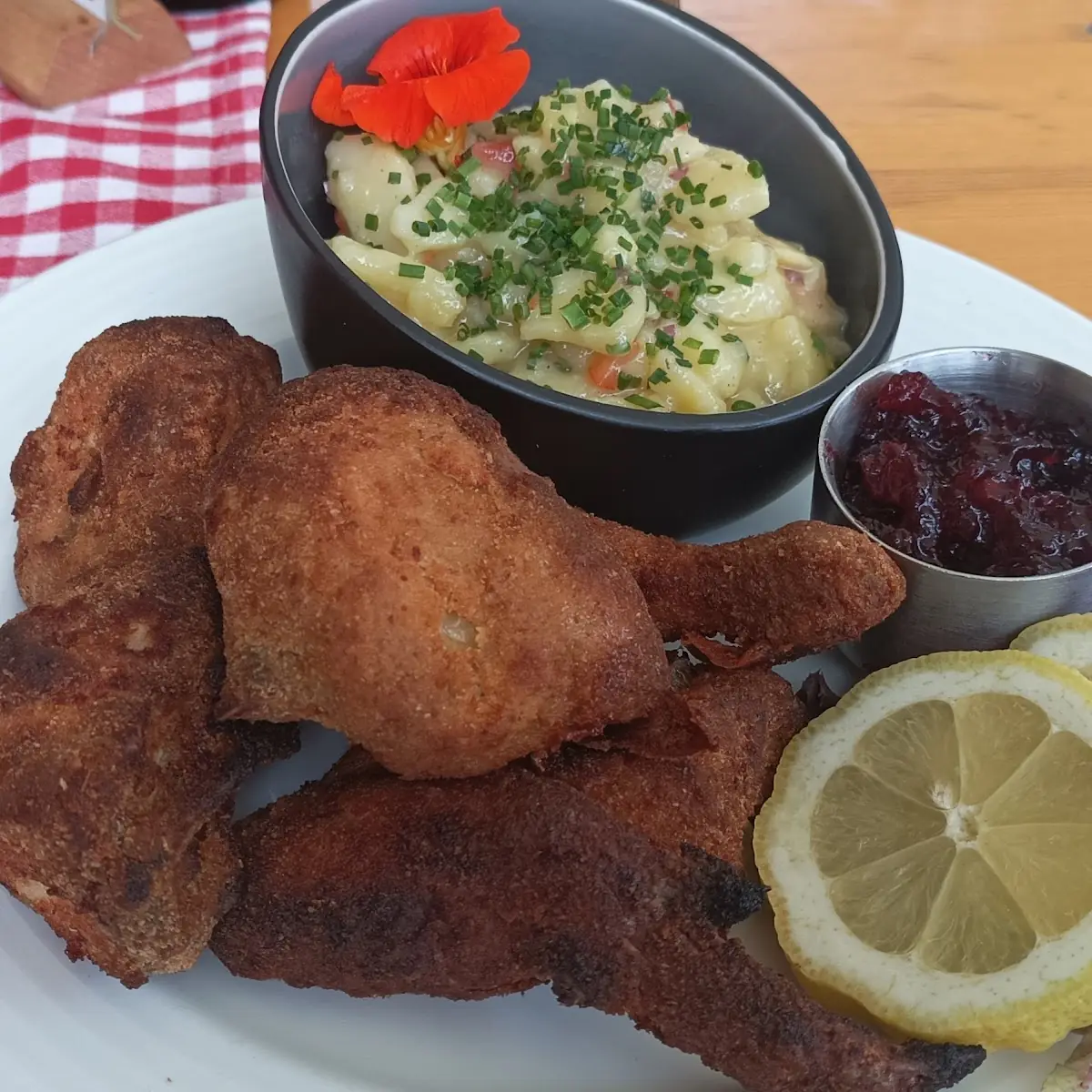 Backhändl Mit Kartoffelsalat Sehr Gut