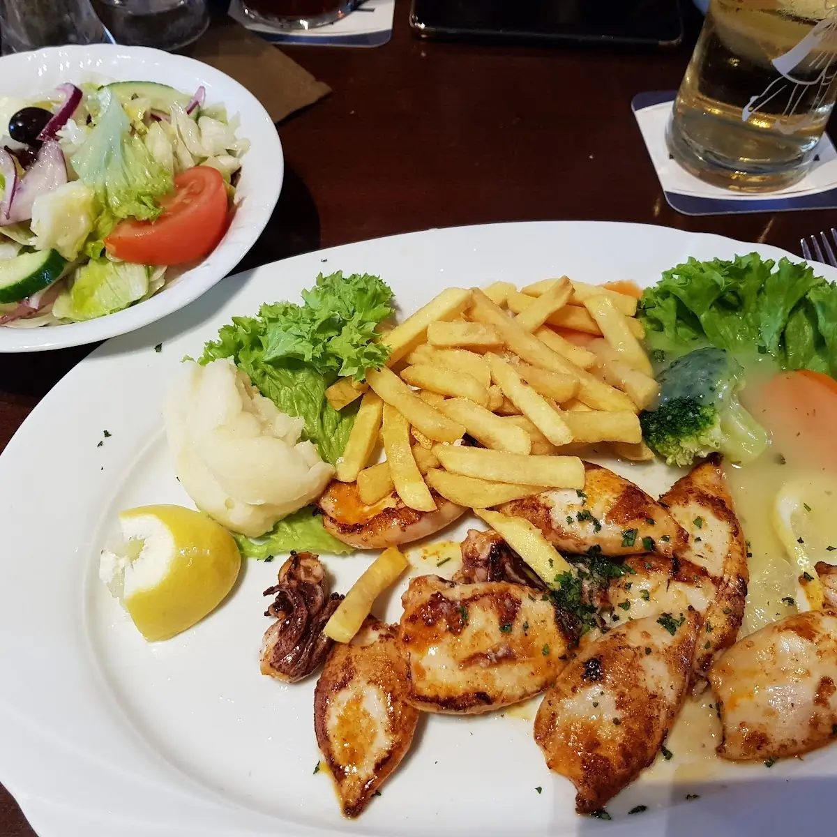 Gegrillte Kalamari