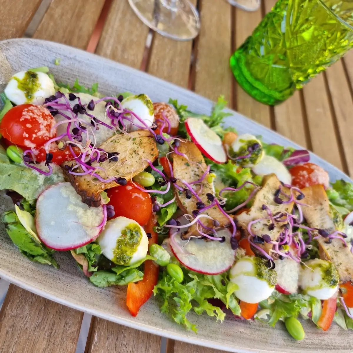 Salat Mit Saitling