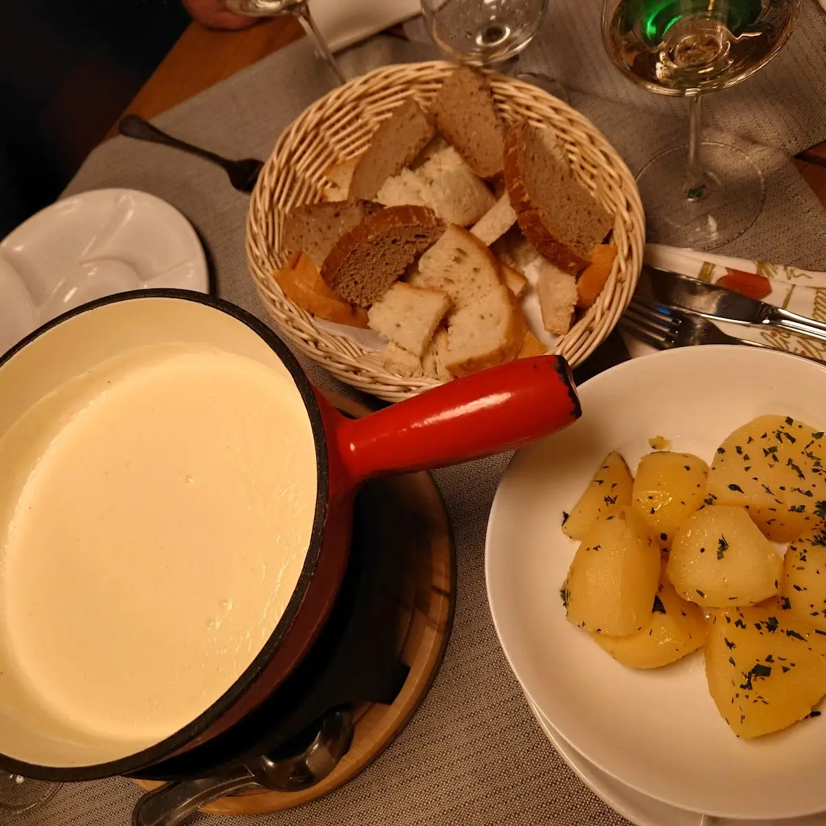 Käse-fondue