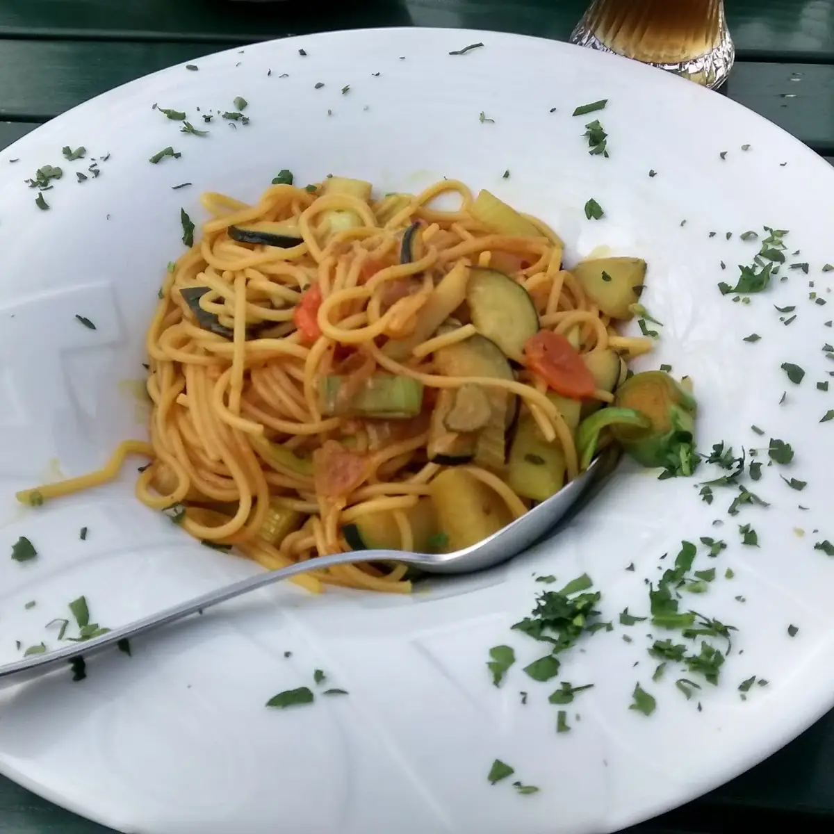 Asia Pasta Mit Gemüse