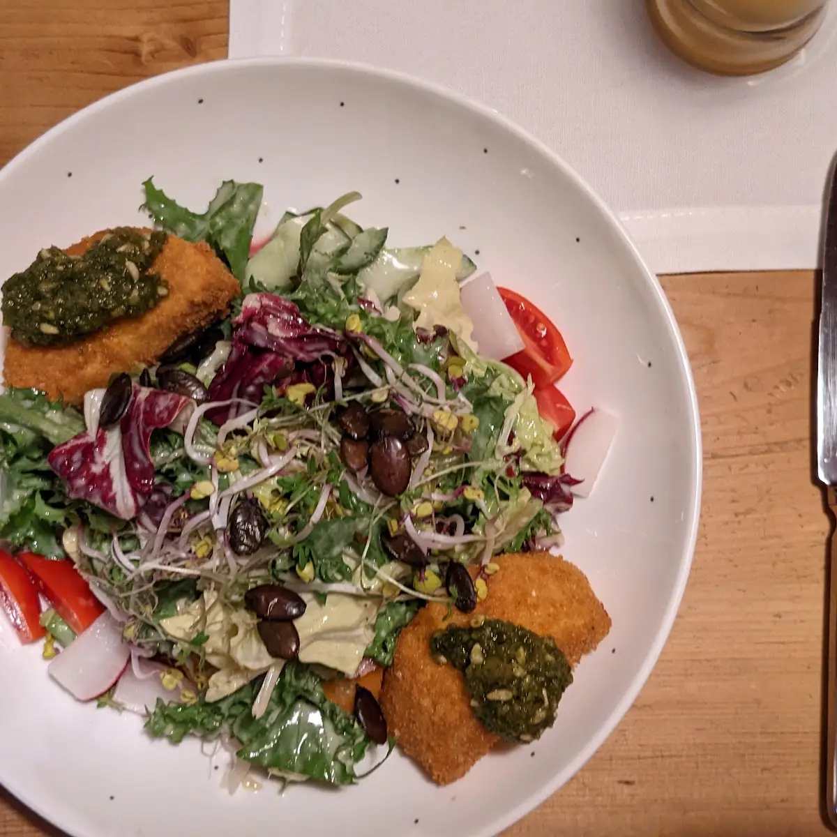 Salat Mit Ziegenkäse