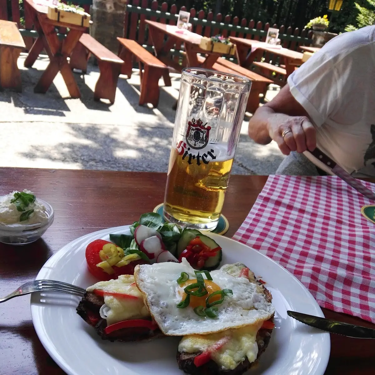 Knoblauchschnitzel