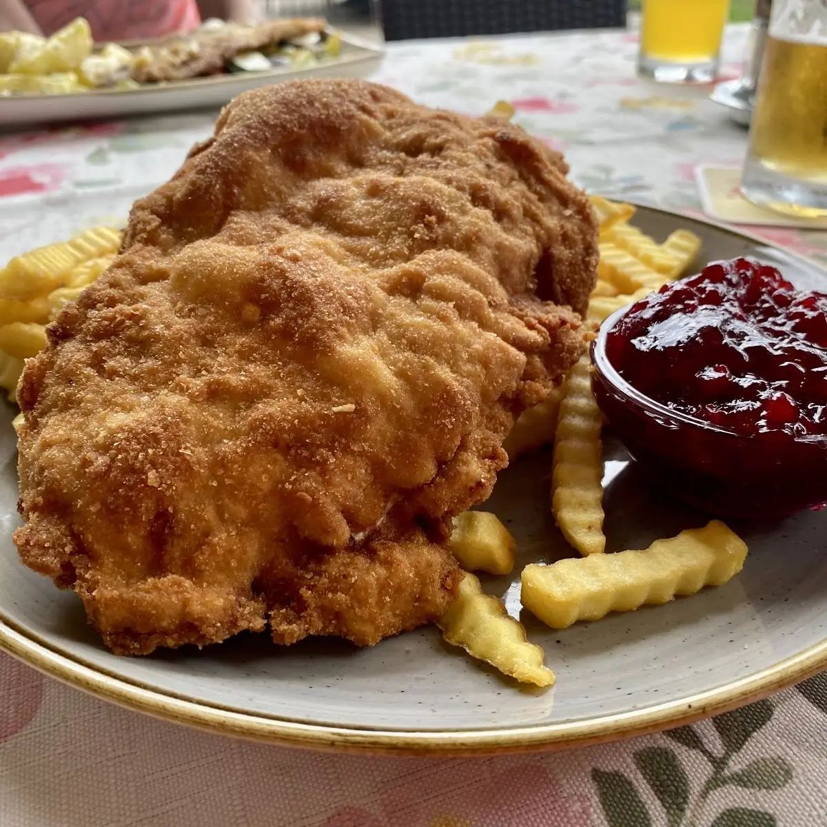 Puten-wiener Mit Pommes