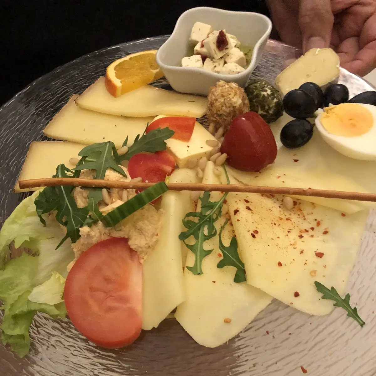 Schinken- Käseplatte