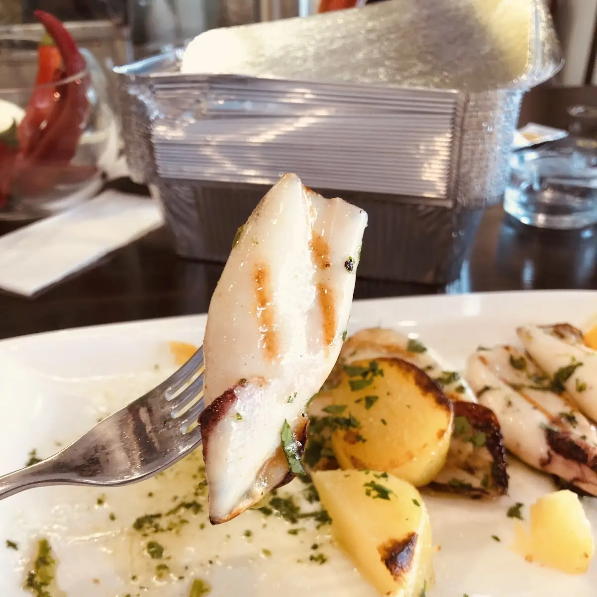Gegrillte Calamari