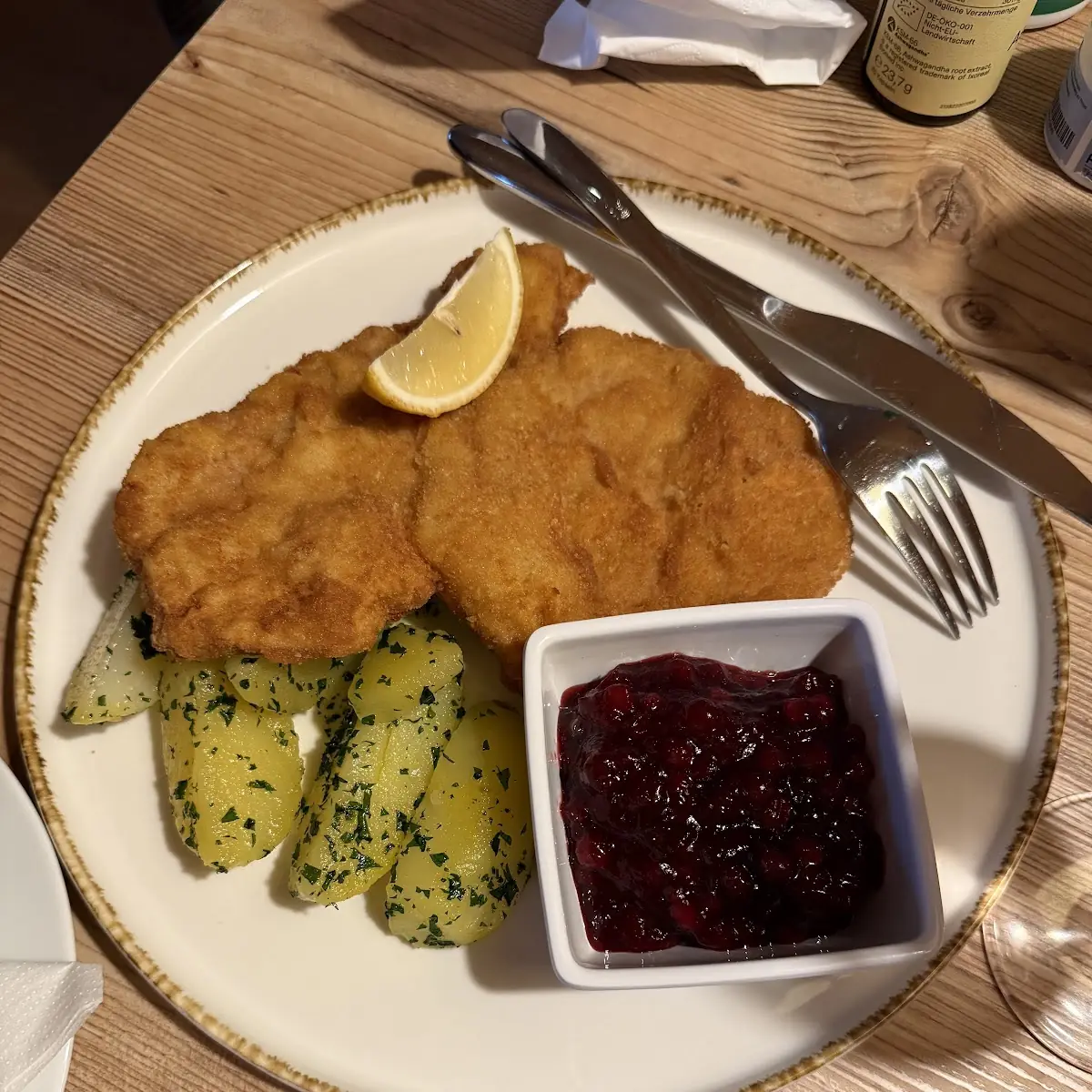 Schnitzel Mit Kartoffeln