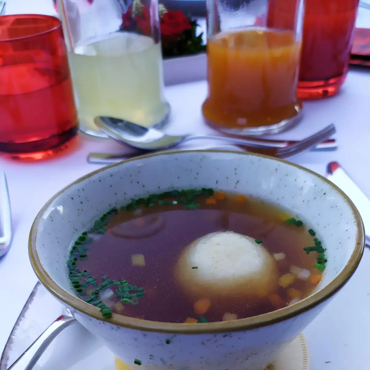 Griesknödel Suppe