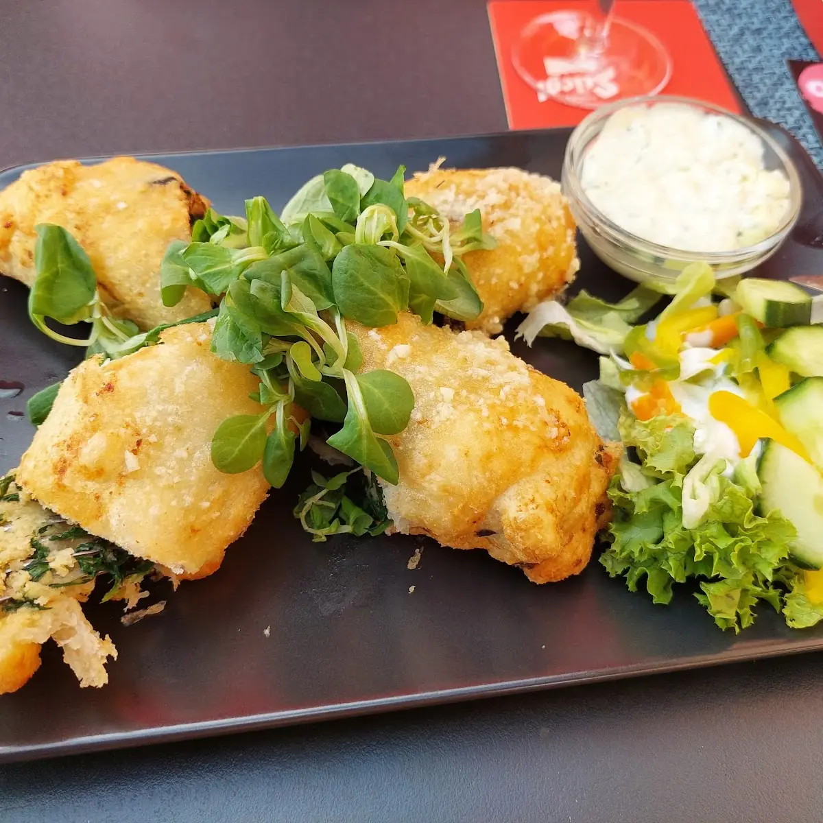 Spinat Kartoffel Strudel