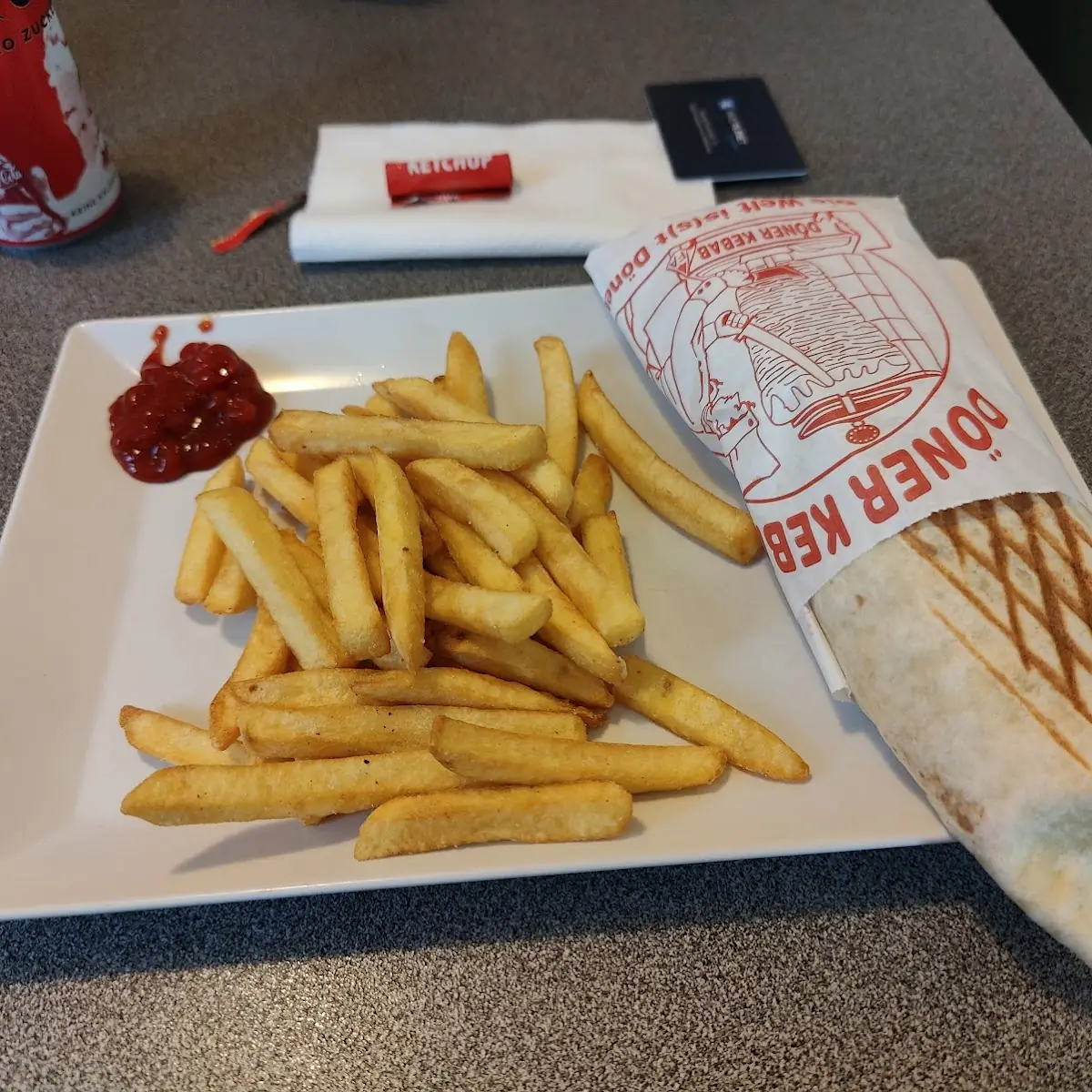 Falafel Wrap Menü