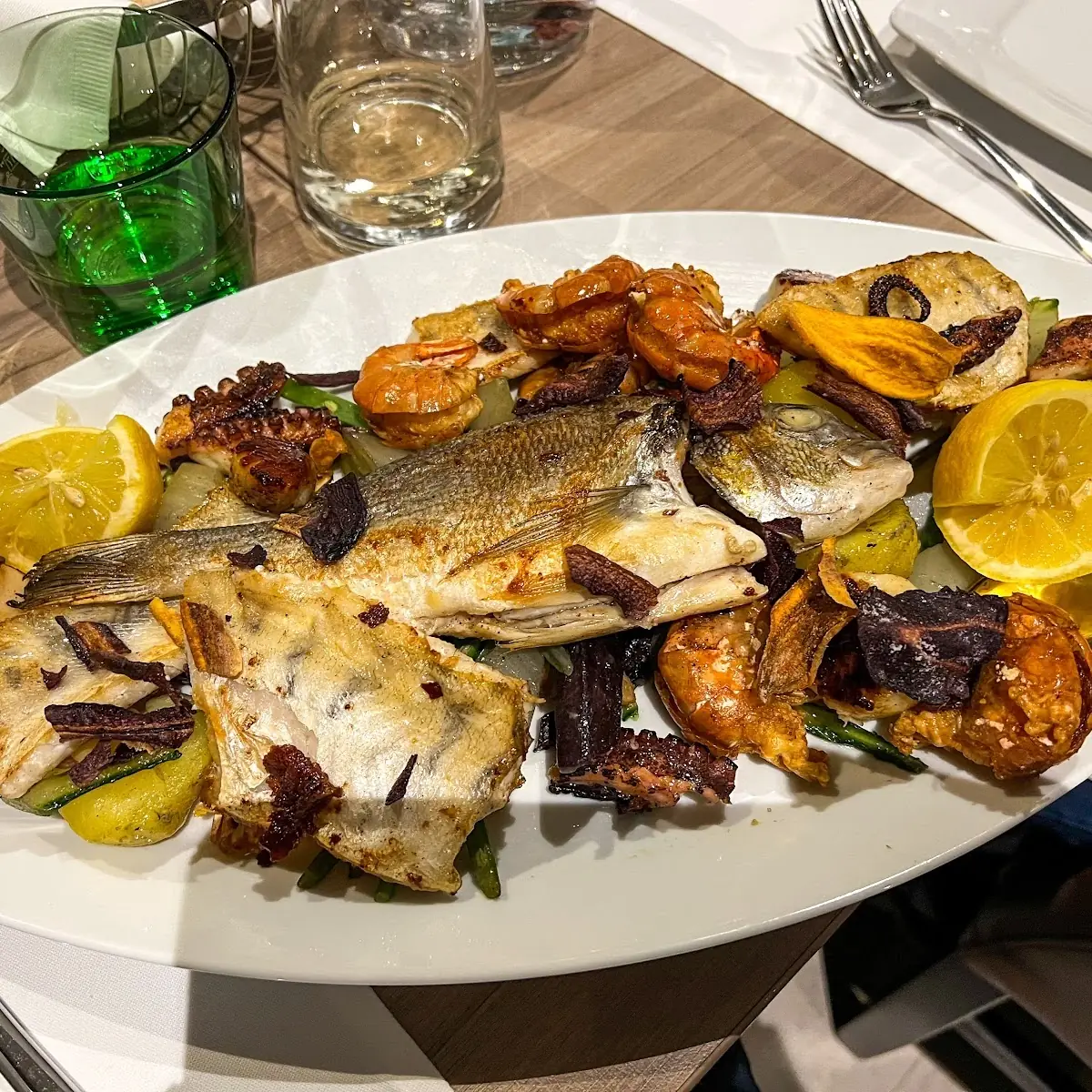 Mediterrane Fischplatte
