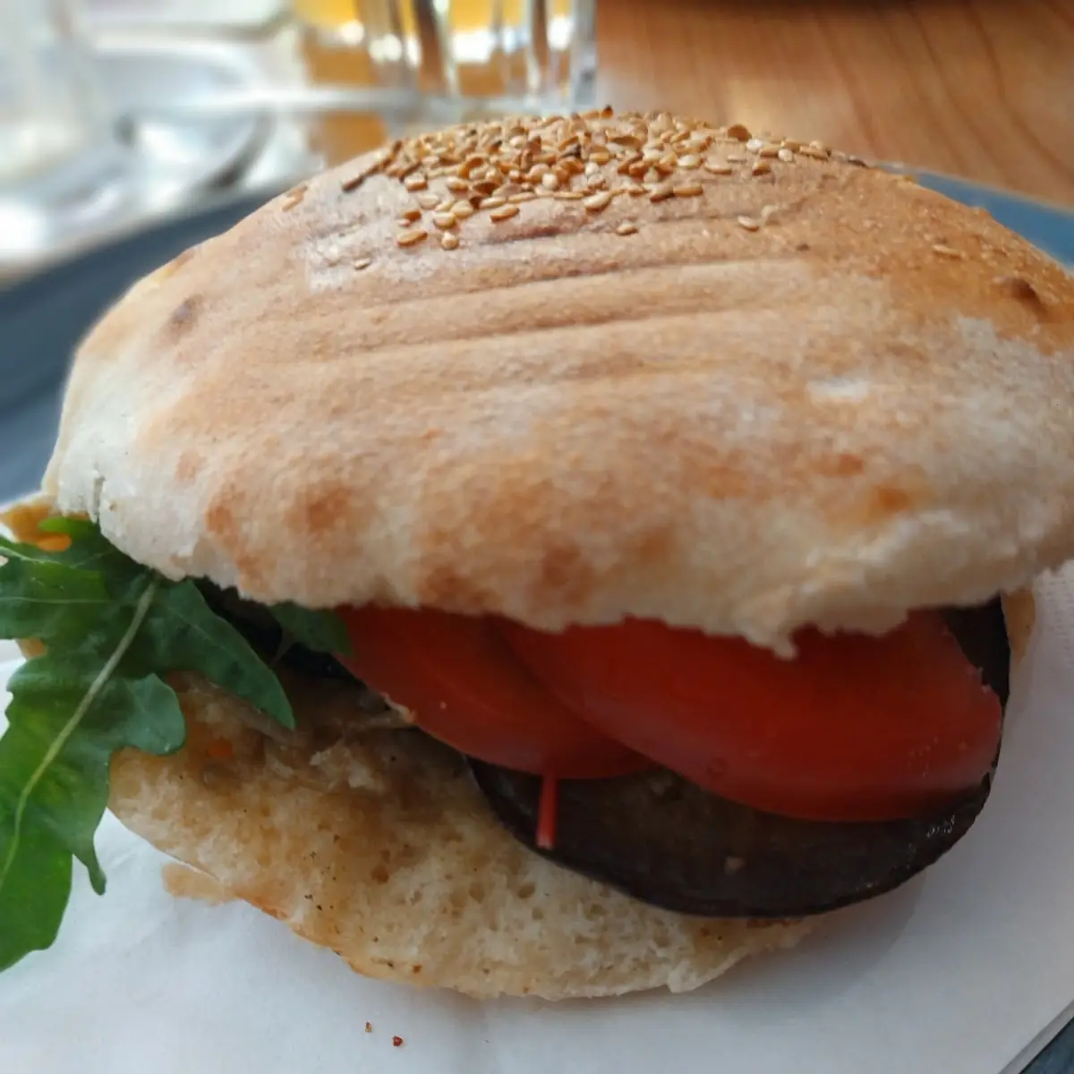 Melanzani Im Brot