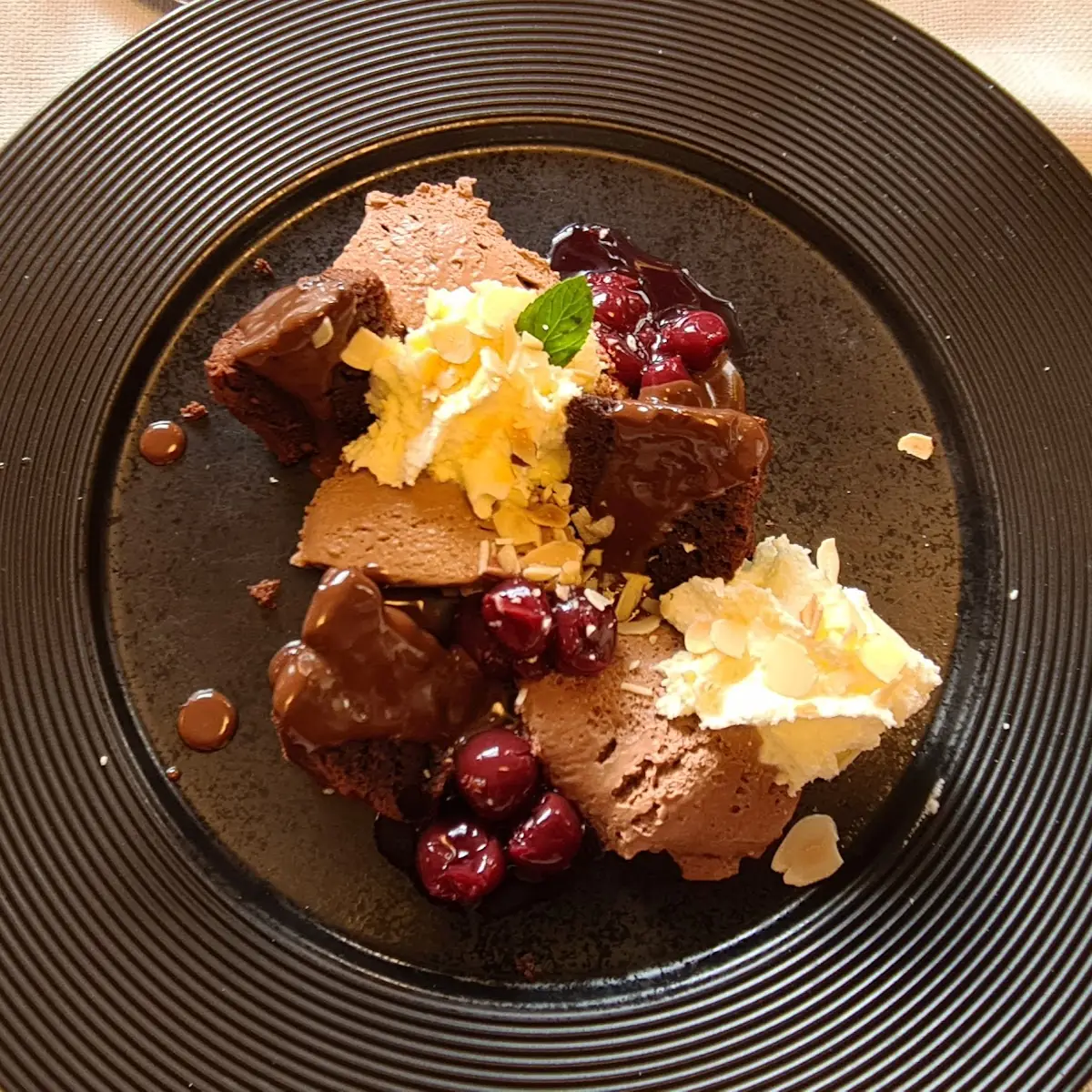 Schwarzwälder Kirsch Dessert