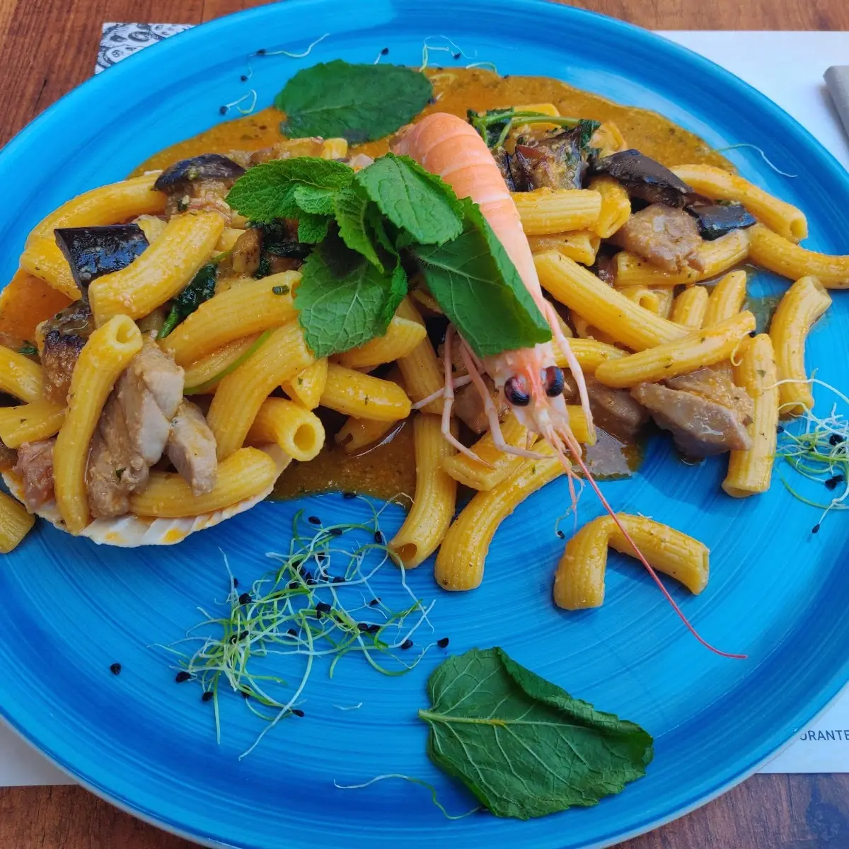 Pasta Mit Meeresfrüchten