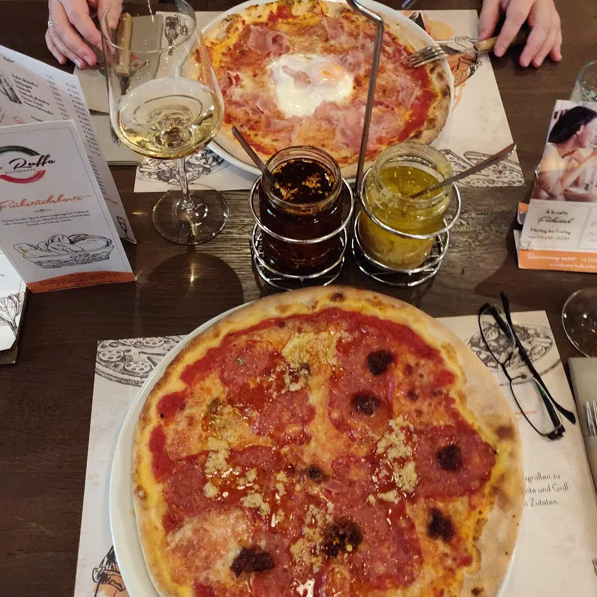 Pizza Diavola Mit Viel Knoblauch