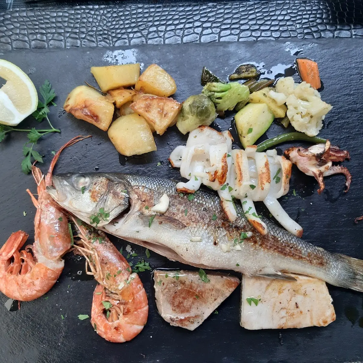 Fisch Mix Gegrillt