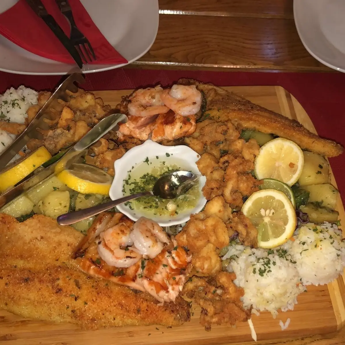 Leckere Fischplatte