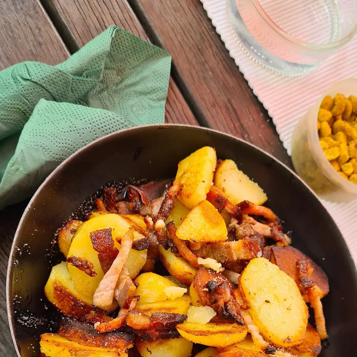 Röstkartoffel Mit Speck