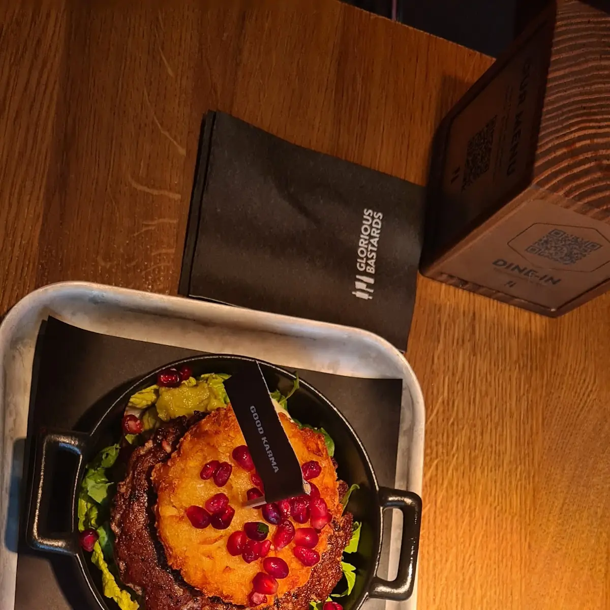 Good Karma Burger Menü