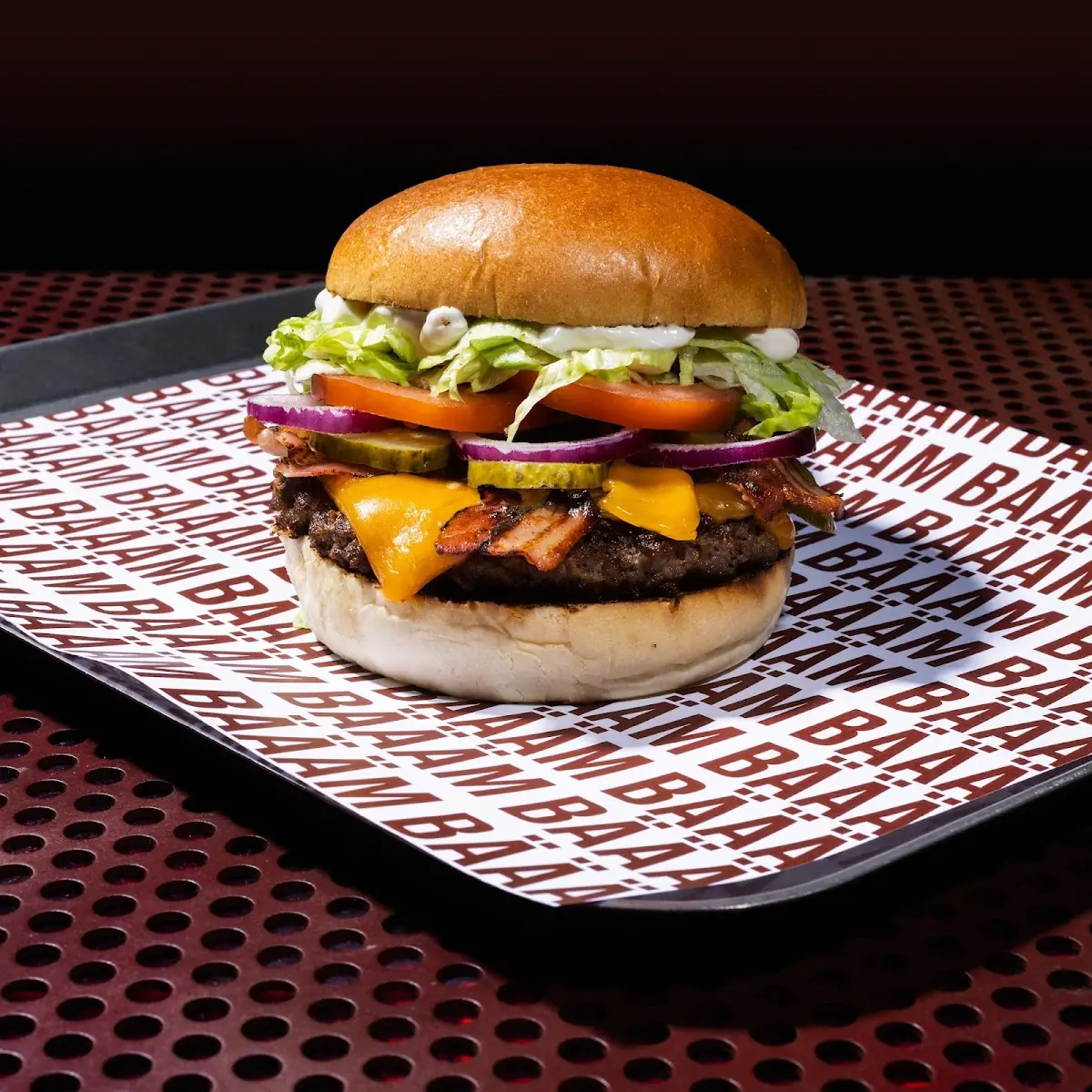 Tripple Smashed Cheeseburger