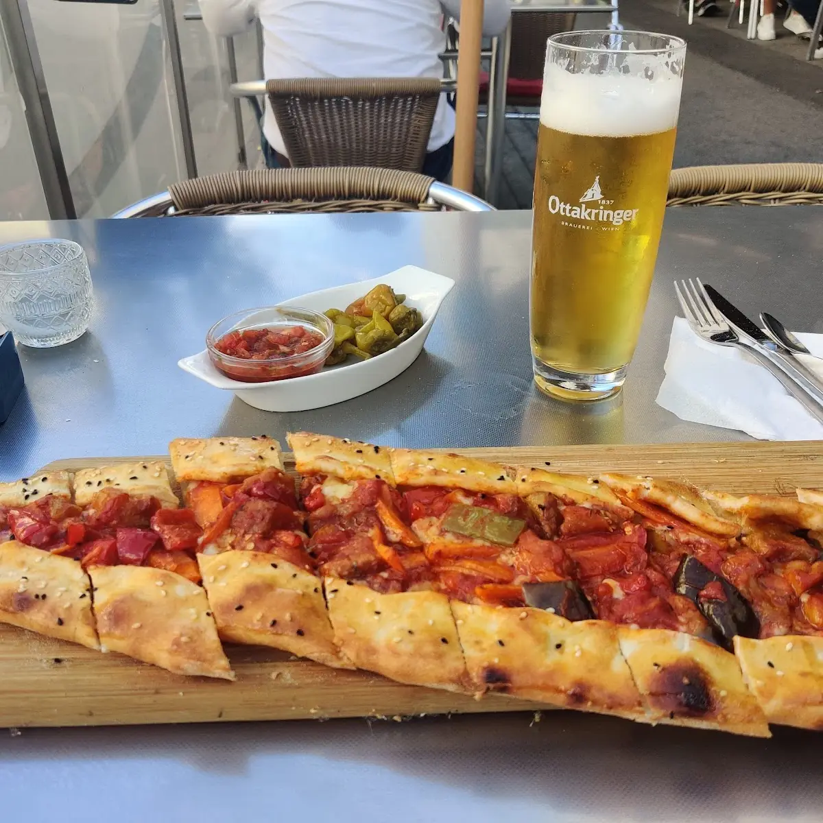 Pide Mit Gemüse