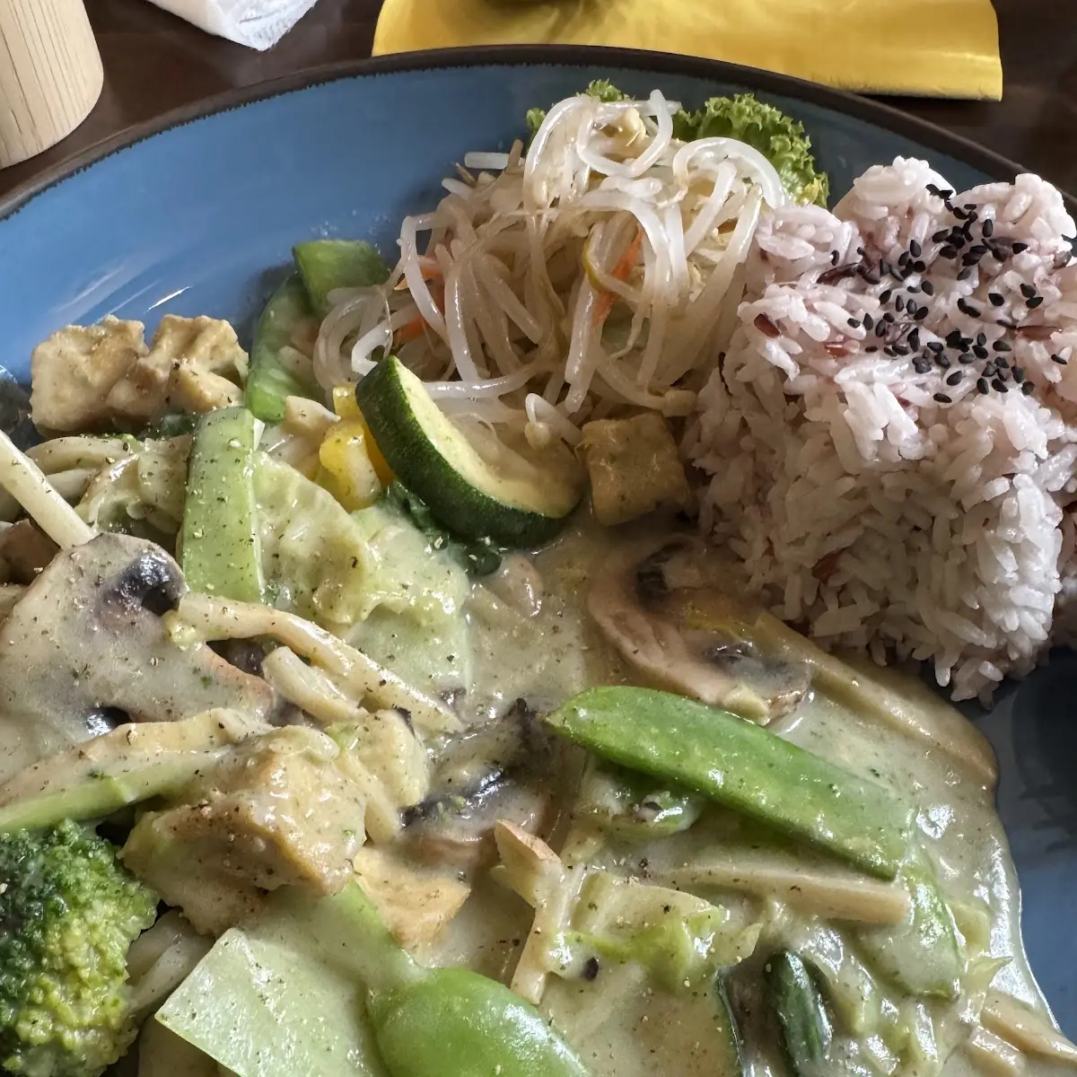 Grünes Curry Vegan