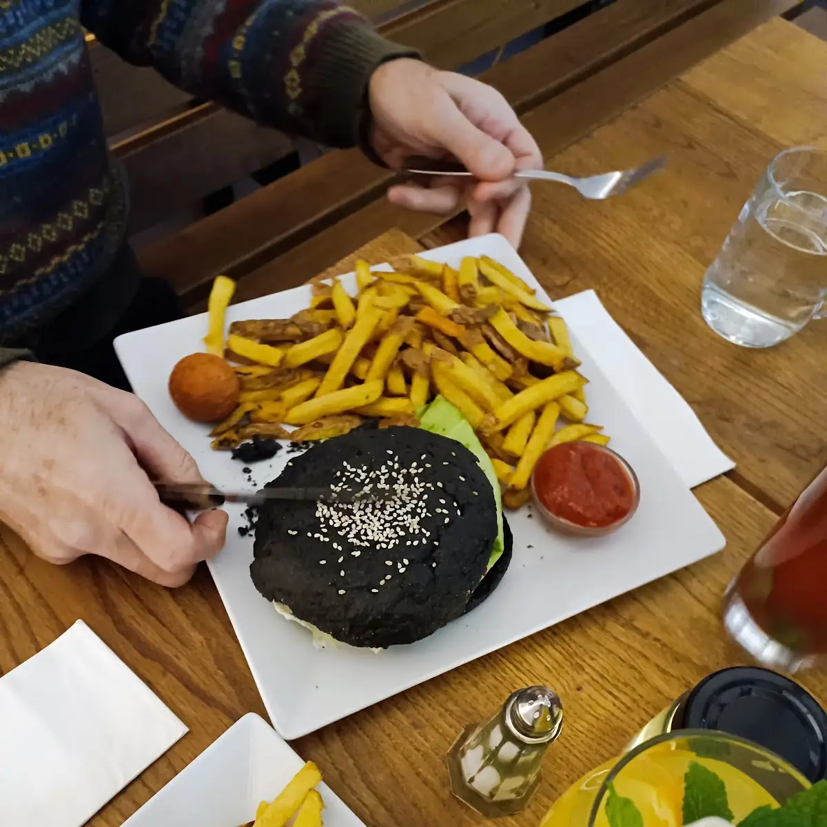 Veganer Burger
