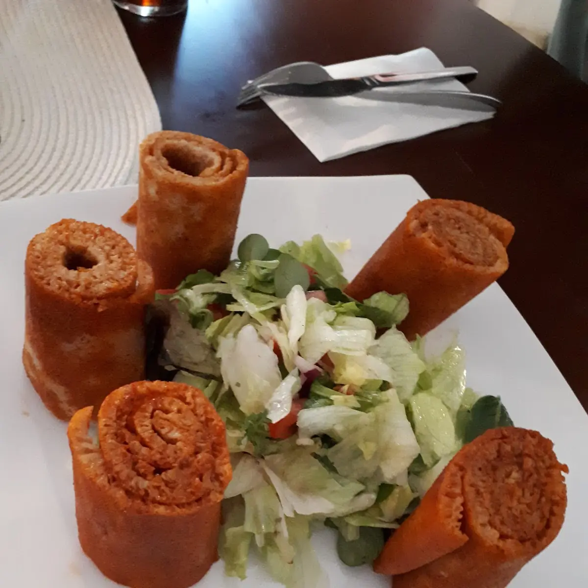 Teffrolle Gefüllt
