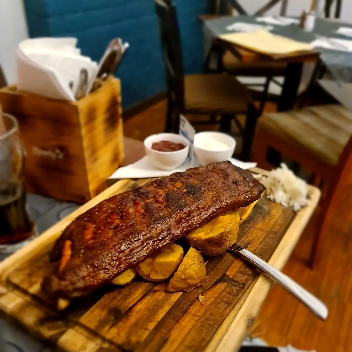 Spare Ribs Röstkartoffeln