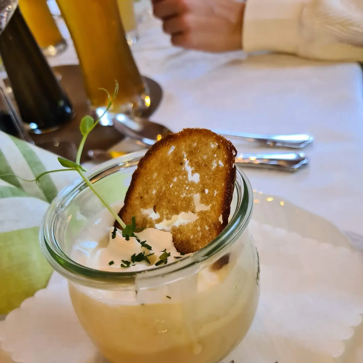 Knoblauchcremesuppe